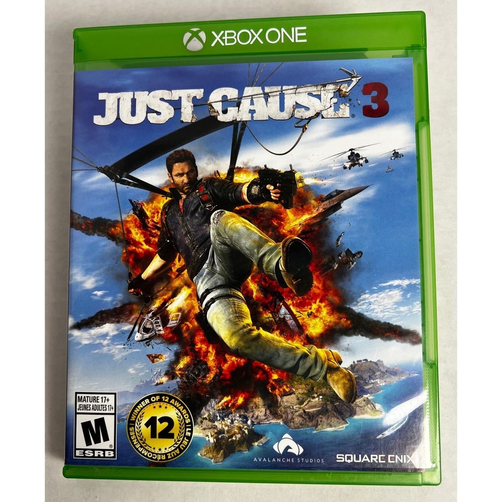 Just Cause 3 Xbox‎ One Action Adventure Game Square Enix Avalanche Studios Disc